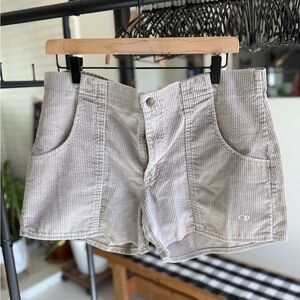 Vintage OP Men's Corduroy Shorts in Tan
